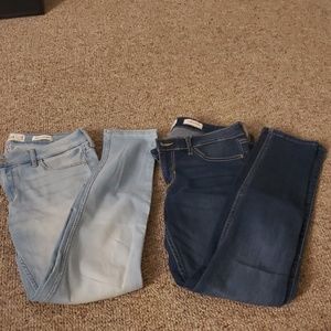 Hollister low rise super skinny jeans